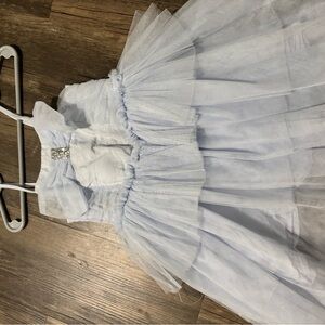 Elegant light blue Kids Dress
